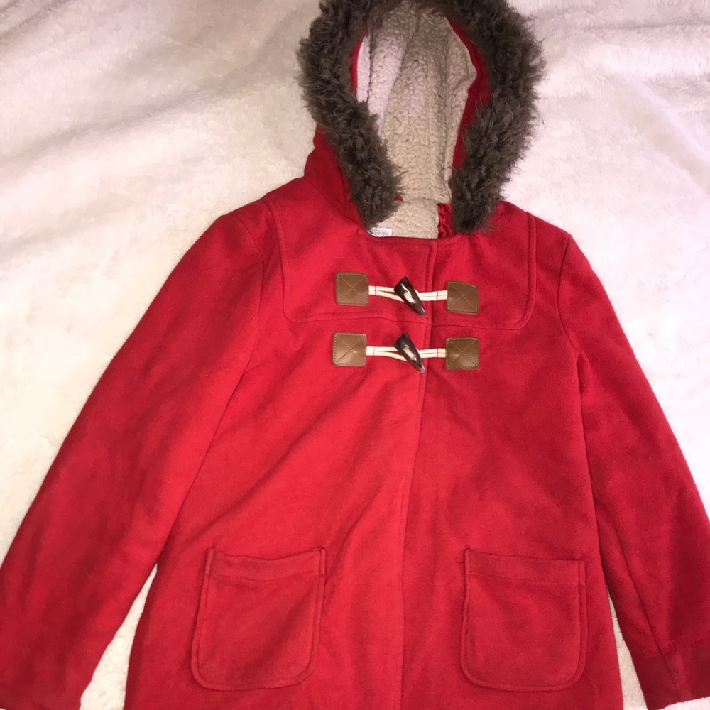 Red winter coat from old navy